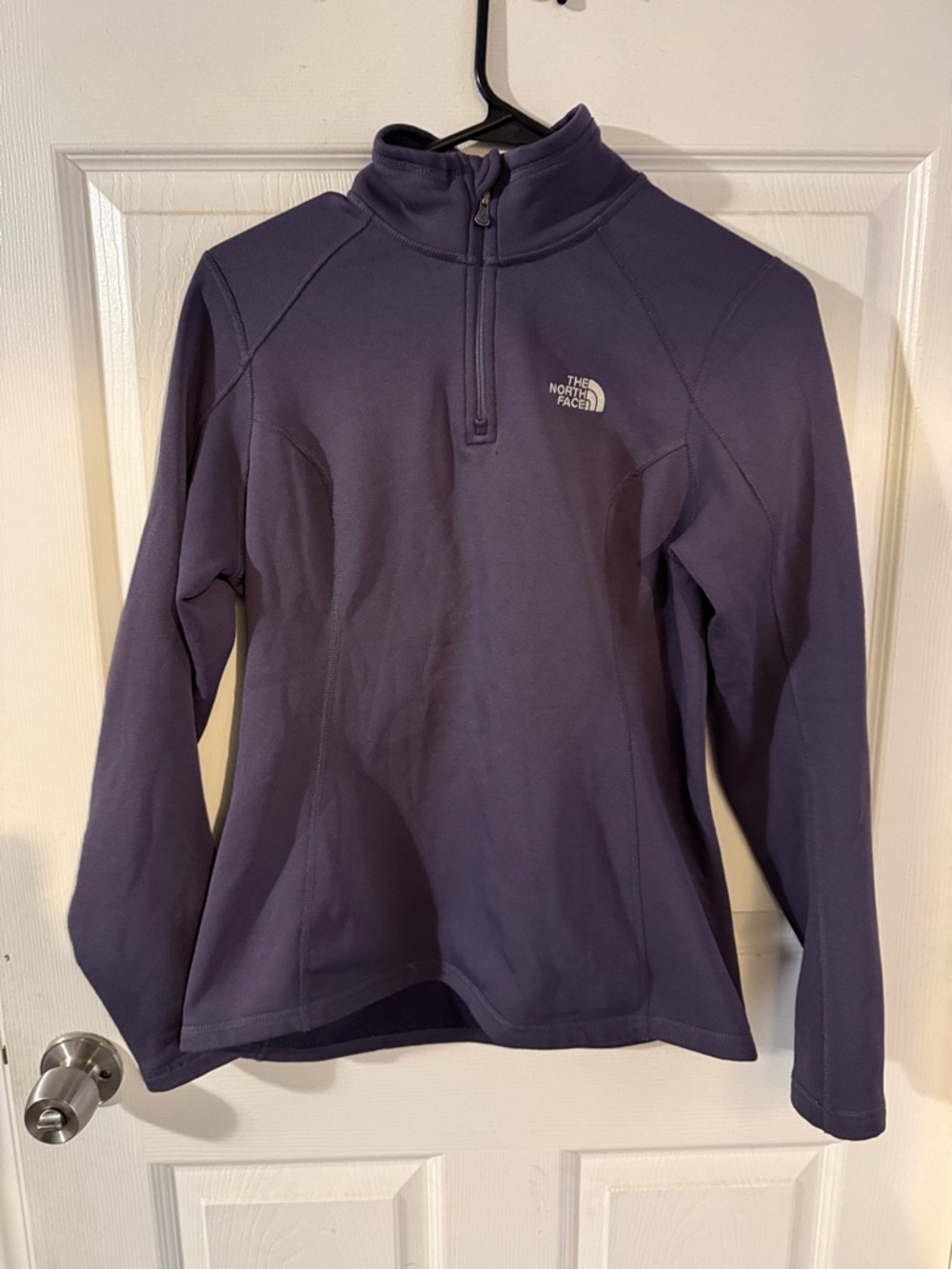 The North Face Deep Purple Quarter-Zip Pullover